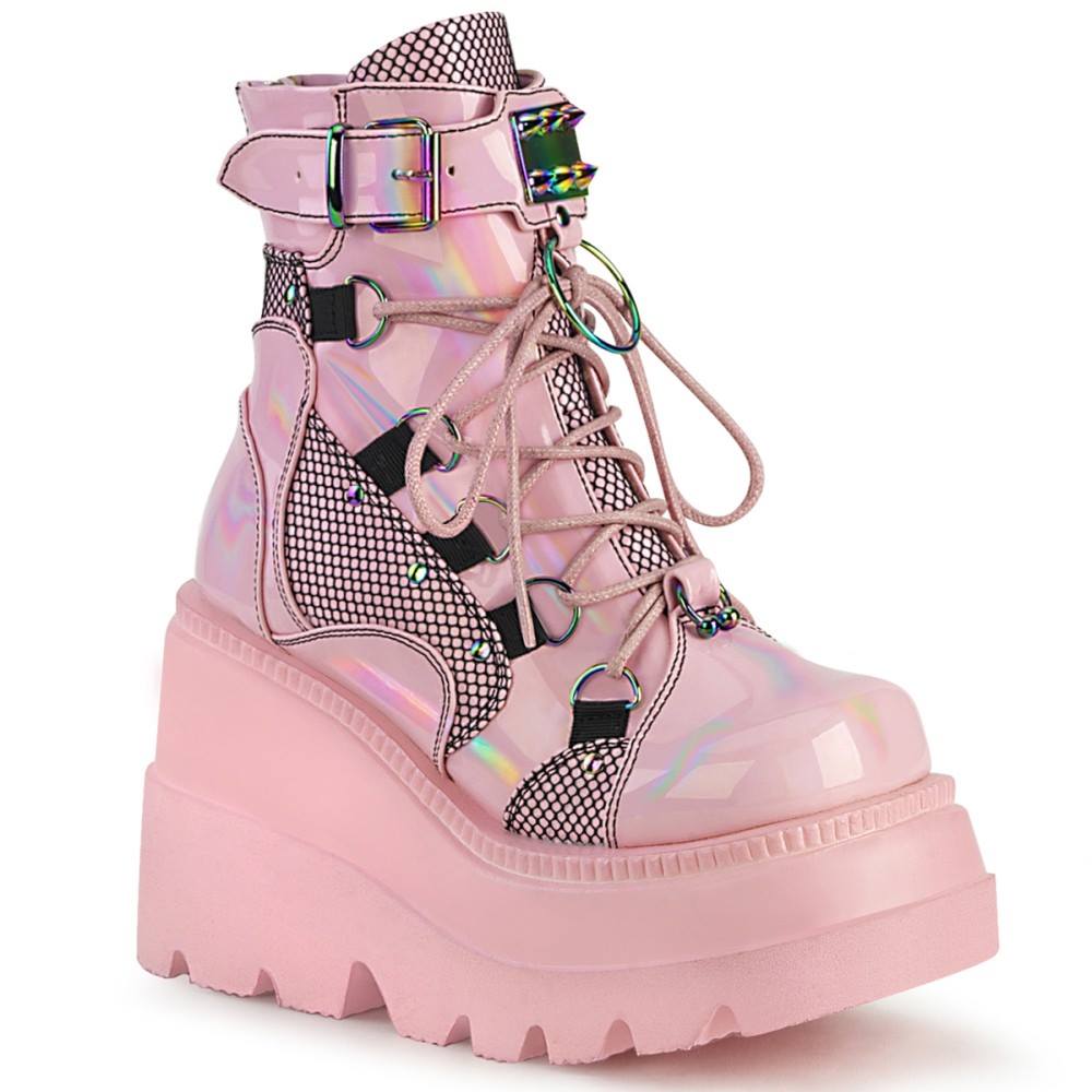 DemoniaCult - SHAKER60 Plateau Laarzen - Roze Product image